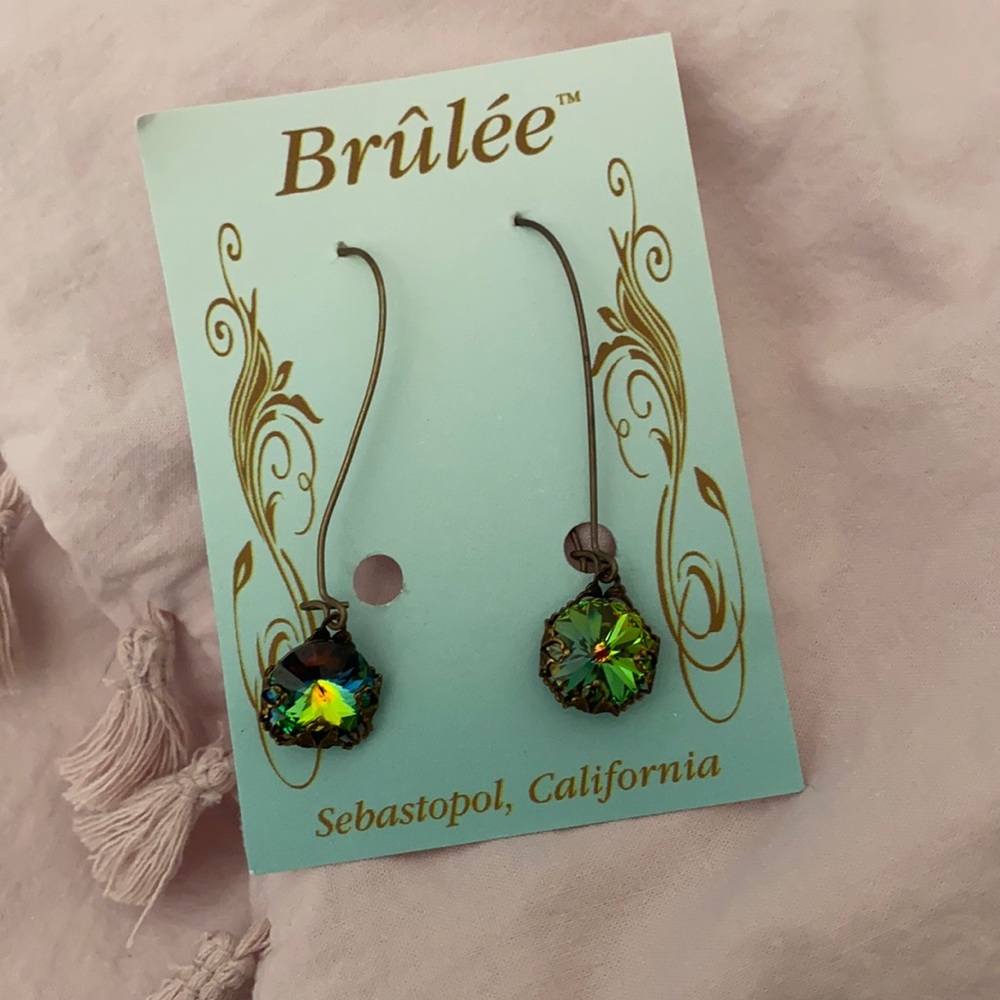 Maria Stashak Swarovski crystal earrings